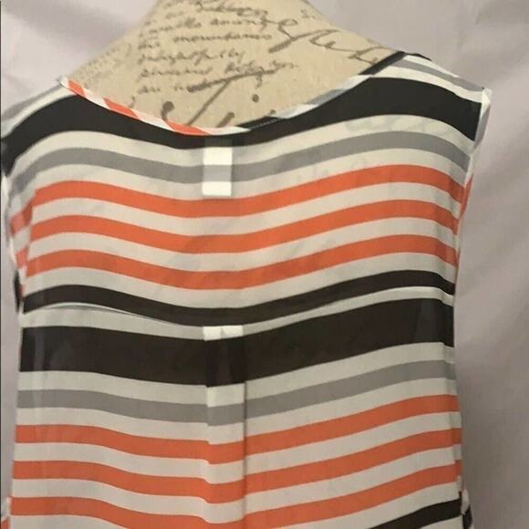 TORRID STRIPED ARMLESS BLOUSE SIZE 5 - Picture 4 of 5